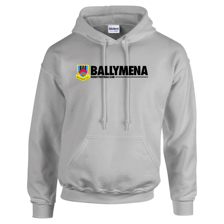 Ballymena Rugby Club - Logo Hoody Grey - Stash Inc. - Stash Shop