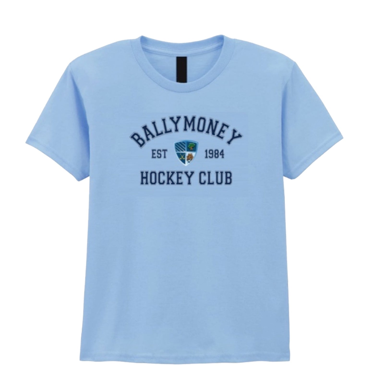 Ballymoney Hockey Club - Cotton Tee - Sky -Stash Shop- Stash Shop