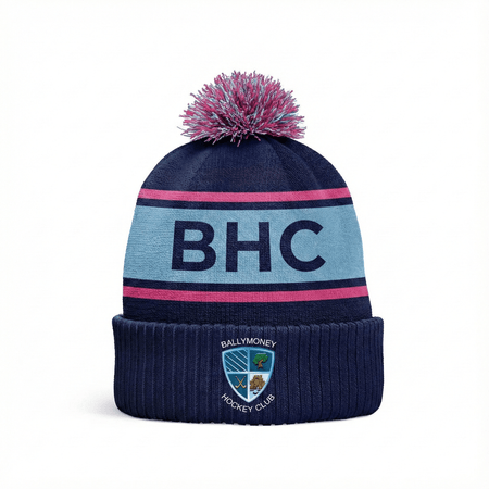 Ballymoney Hockey Club - MTO Custom Bobble Beanie - Stash Inc. - Stash Shop
