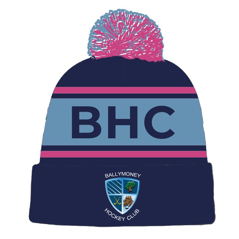 Ballymoney Hockey Club - MTO Custom Bobble Beanie - Stash Inc. - Stash Shop
