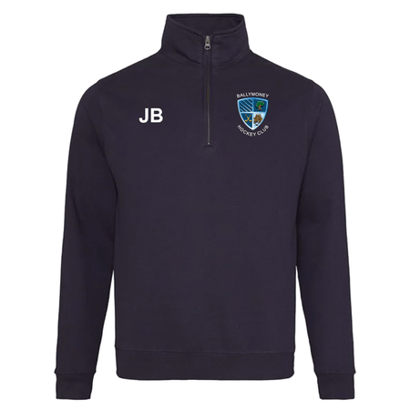 Ballymoney Hockey Club Senior Squad - Cotton 1/4 Zip - Stash Inc. - Stash Shop