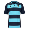 Ballymoney Rugby Club - Alabaster Short Sleeve Shirt - Navy/Columbia -Macron- Stash Shop