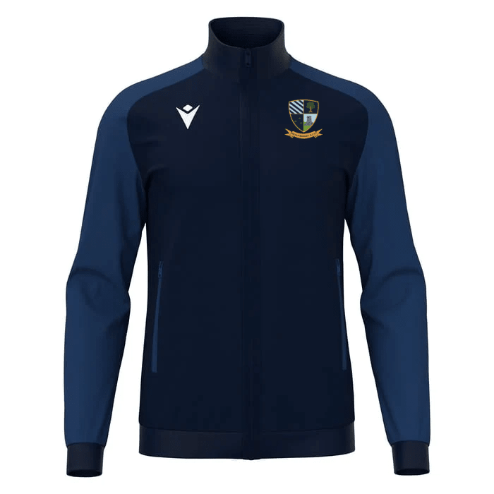 Ballymoney Rugby Club - Anubis Full Zip Top - Navy -Macron- Stash Shop