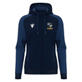 Ballymoney Rugby Club - Atlas Women's Full Zip Hoody - Navy -Macron- Stash Shop