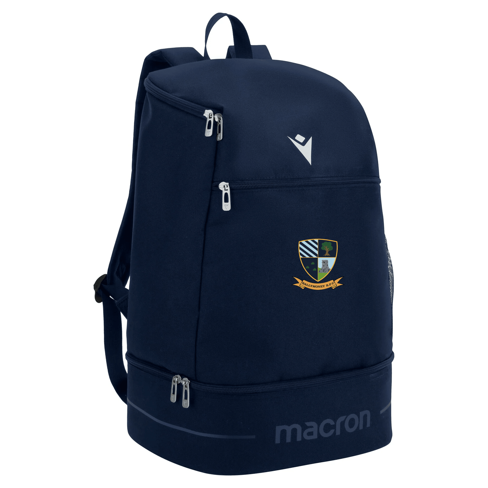 Ballymoney Rugby Club - Axis Large Backpack - Navy -Macron- Stash Shop