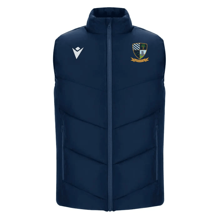 Ballymoney Rugby Club - Coldmire Gilet - Navy -Macron- Stash Shop