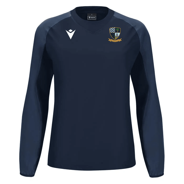 Ballymoney Rugby Club - Denali Round Neck Wind Breaker - Navy -Macron- Stash Shop