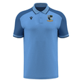 Ballymoney Rugby Club - Echoes Polo - Ice Sky/Navy -Macron- Stash Shop