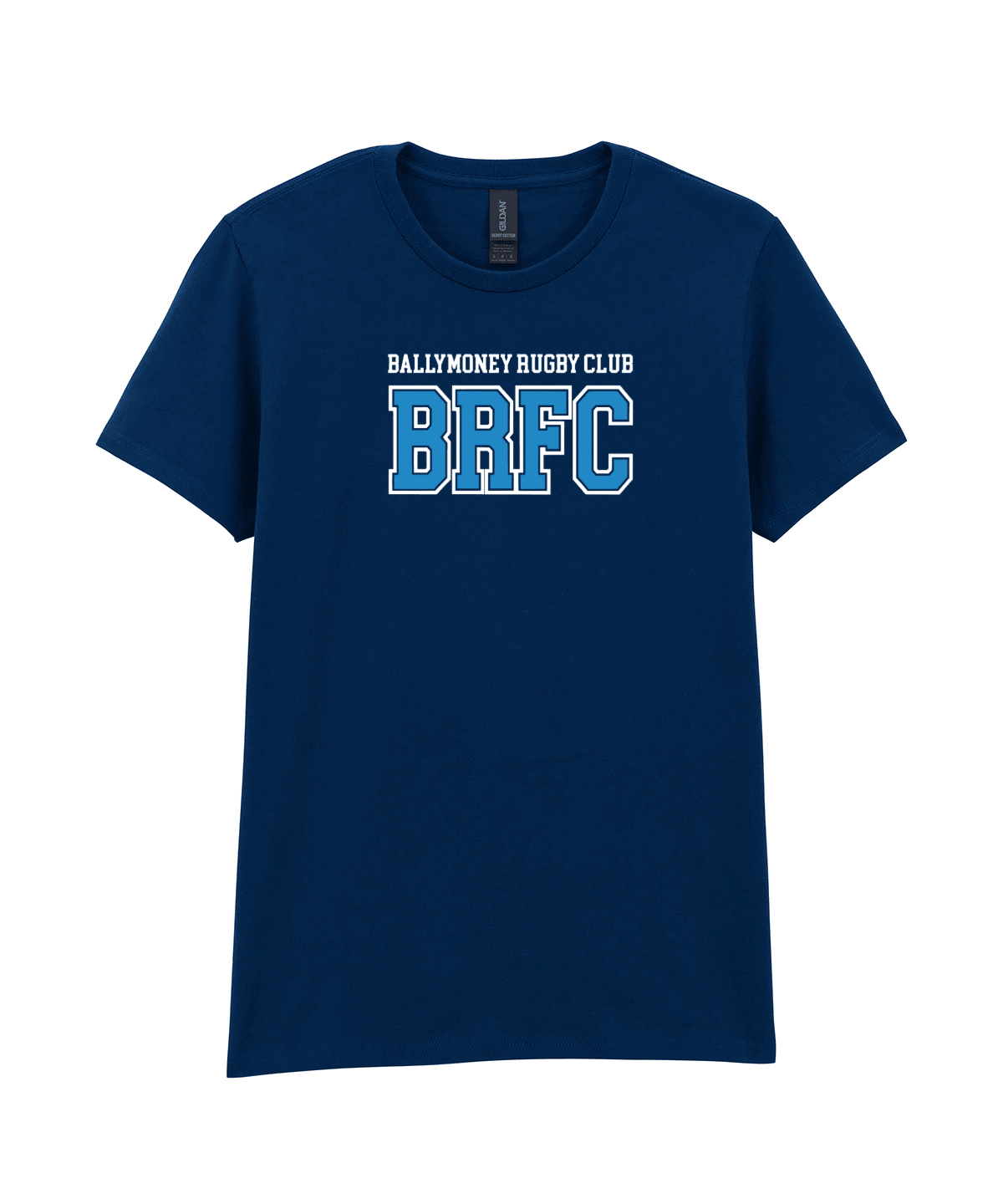 Ballymoney Rugby Club - Heavy Cotton™ women's t-shirt - Navy -Stash Shop- Stash Shop