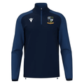 Ballymoney Rugby Club - Isen 1/4 Zip Top - Navy -Macron- Stash Shop