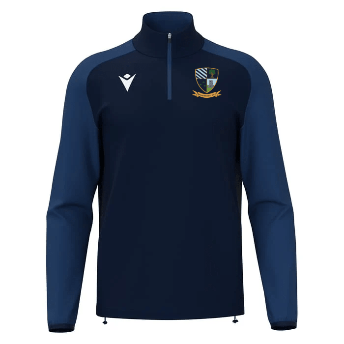 Ballymoney Rugby Club - Isen 1/4 Zip Top - Navy -Macron- Stash Shop