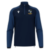 Ballymoney Rugby Club - Isen 1/4 Zip Top - Navy -Macron- Stash Shop