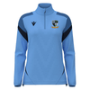 Ballymoney Rugby Club - Leona 1/4 Zip Womens Top - Ice Sky/Navy -Macron- Stash Shop