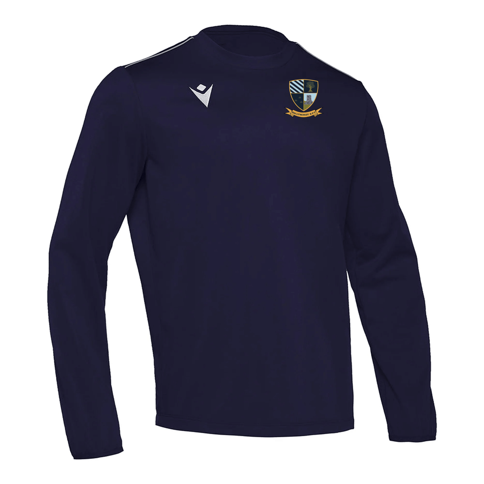 Ballymoney Rugby Club - Salzach Top - Navy -Macron- Stash Shop