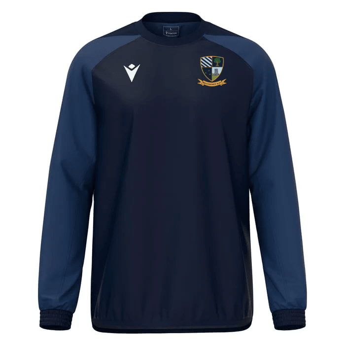Ballymoney Rugby Club - Skarn Contact Top - Navy -Macron- Stash Shop