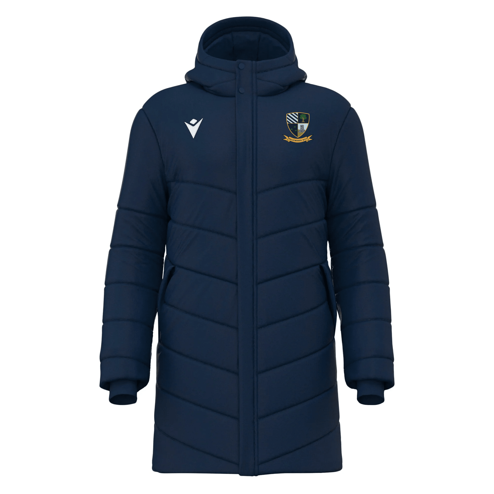 Ballymoney Rugby Club - Subzero Jacket - Navy -Macron- Stash Shop