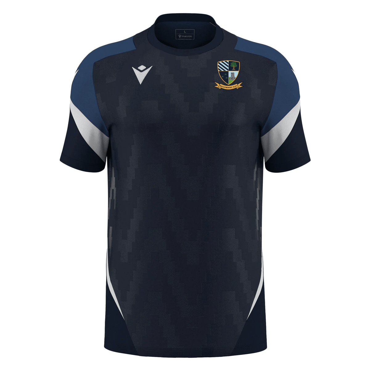 Ballymoney Rugby Club - Totem Shirt Short Sleeve - Navy (0701) -Macron- Stash Shop