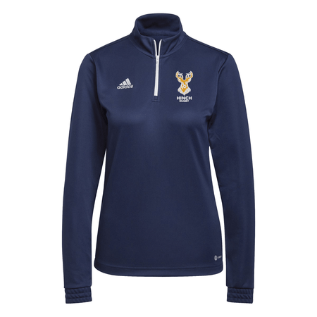 Ballynahinch Rugby Club - Core Ladies 1/4 Zip - Navy - adidas - Stash Shop