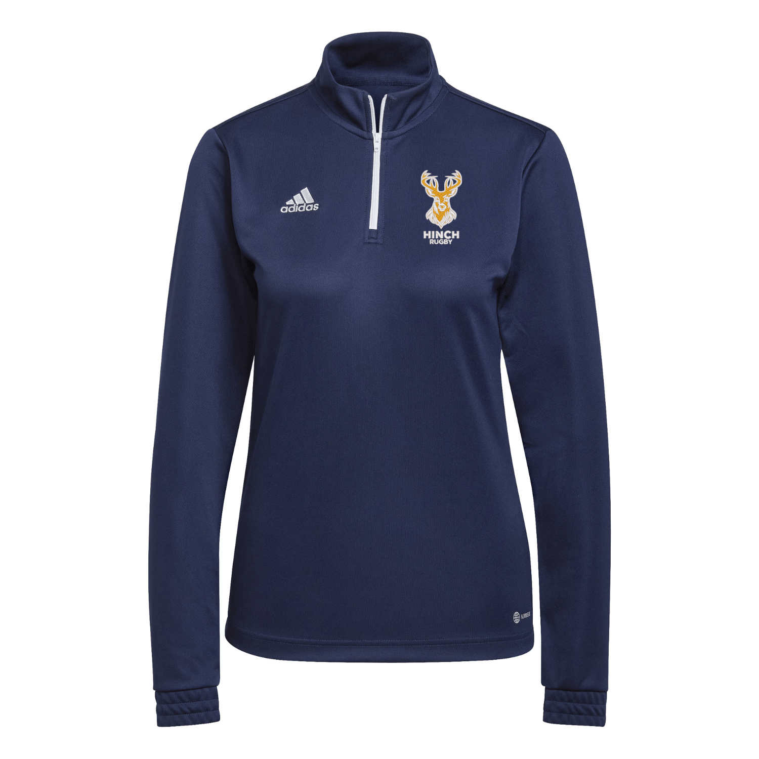 Ballynahinch Rugby Club - Core Ladies 1/4 Zip - Navy - adidas - Stash Shop