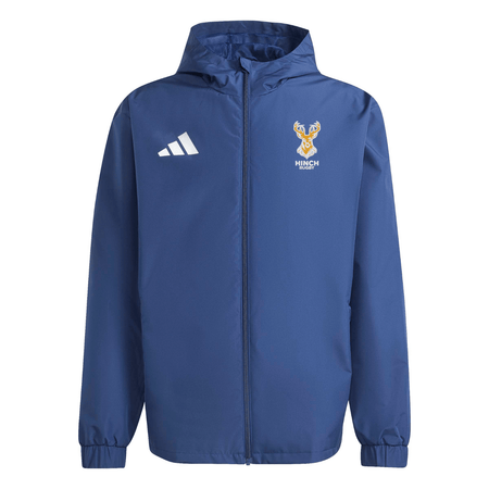 Ballynahinch Rugby Club - Entrada 26 Hooded All-Weather Jacket - Navy -adidas- Stash Shop
