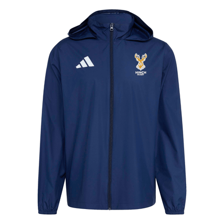 Ballynahinch Rugby Club - Entrada 26 Hooded Multi Jacket - Navy -adidas- Stash Shop