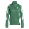 Ballynahinch Rugby Club - Fitted Tiro Laides 1/4 Zip - Green - adidas - Stash Shop