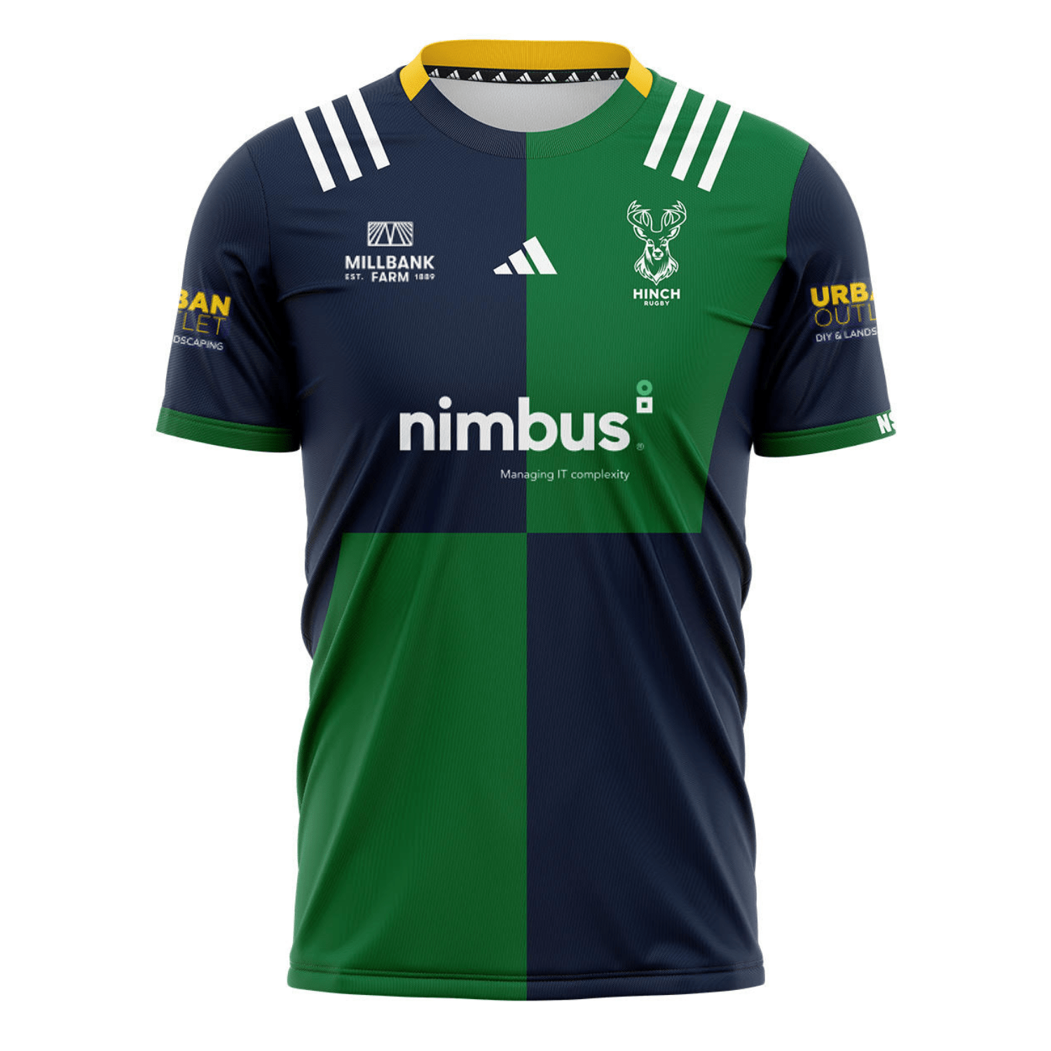 Ballynahinch Rugby Club - MTO Mini Playing Shirt - adidas - Stash Shop