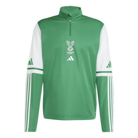 Ballynahinch Rugby Club - Poly Contrast 1/4 Zip - Green - adidas - Stash Shop