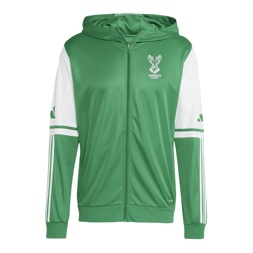 Ballynahinch Rugby Club - Poly Contrast Hood - Green - adidas - Stash Shop