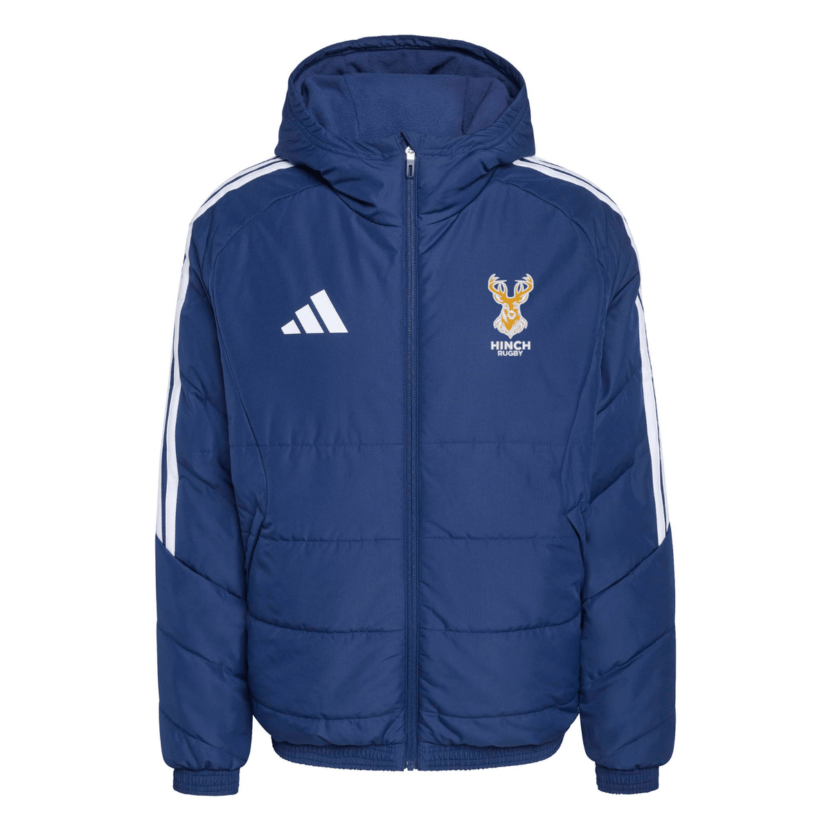 Ballynahinch Rugby Club - Tiro 26 Hooded Winter Jacket- Navy -adidas- Stash Shop