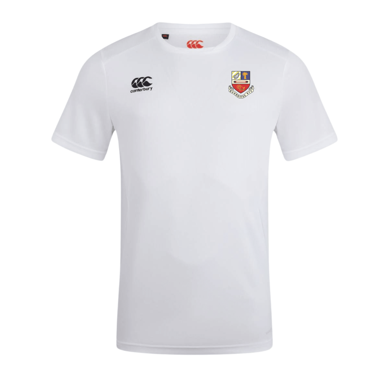 Banbridge Rugby Club - Club Dry Tee - White -Canterbury- Stash Shop
