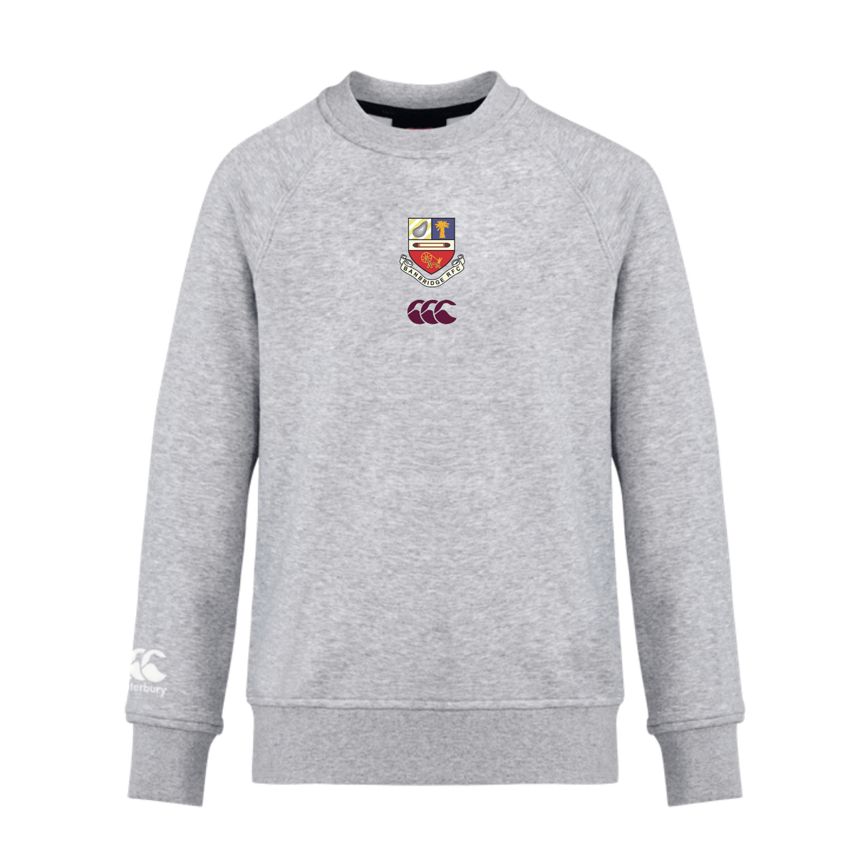Banbridge Rugby Club - Crew Sweatshirt - Grey -Canterbury- Stash Shop