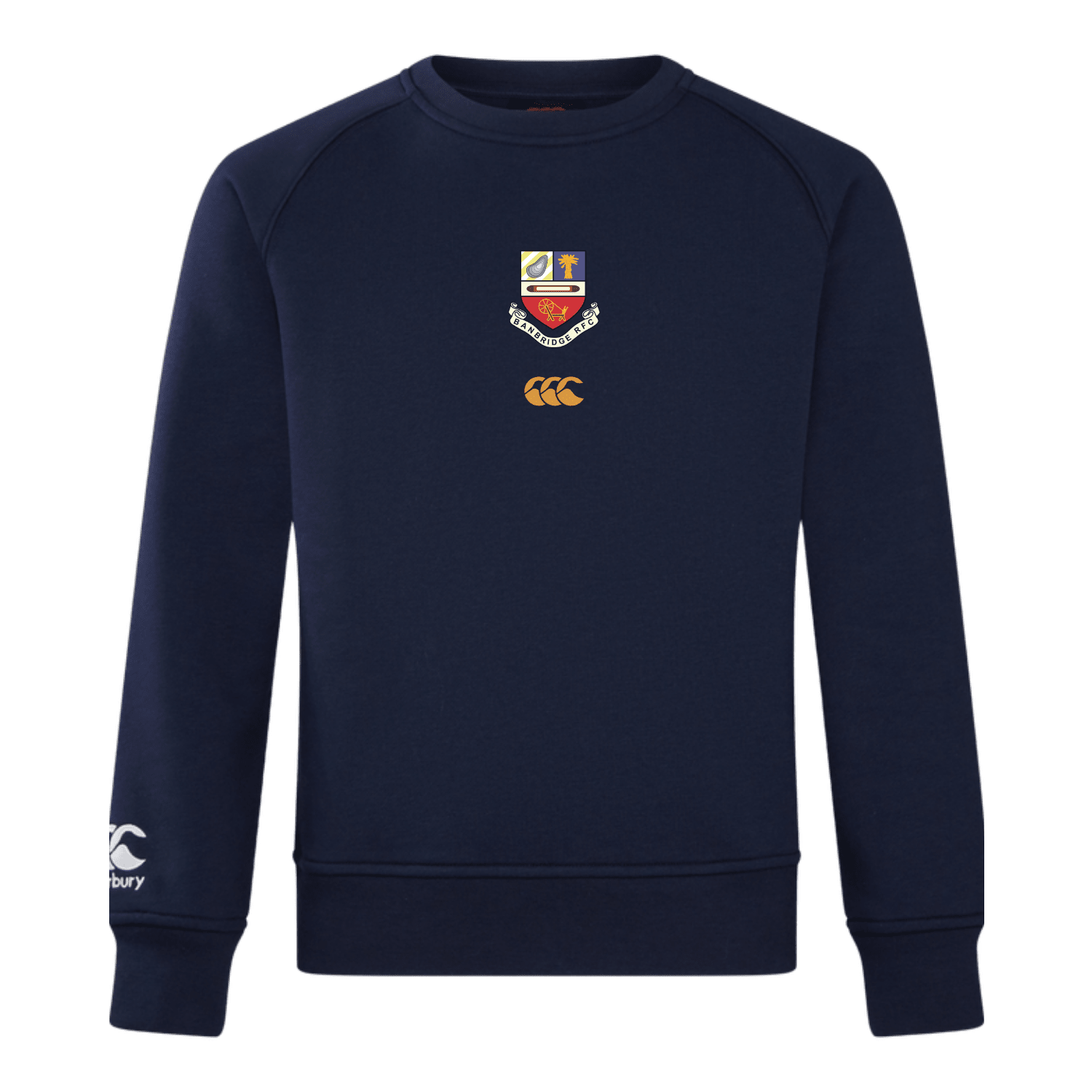 Banbridge Rugby Club - Crew Sweatshirt - Navy -Canterbury- Stash Shop