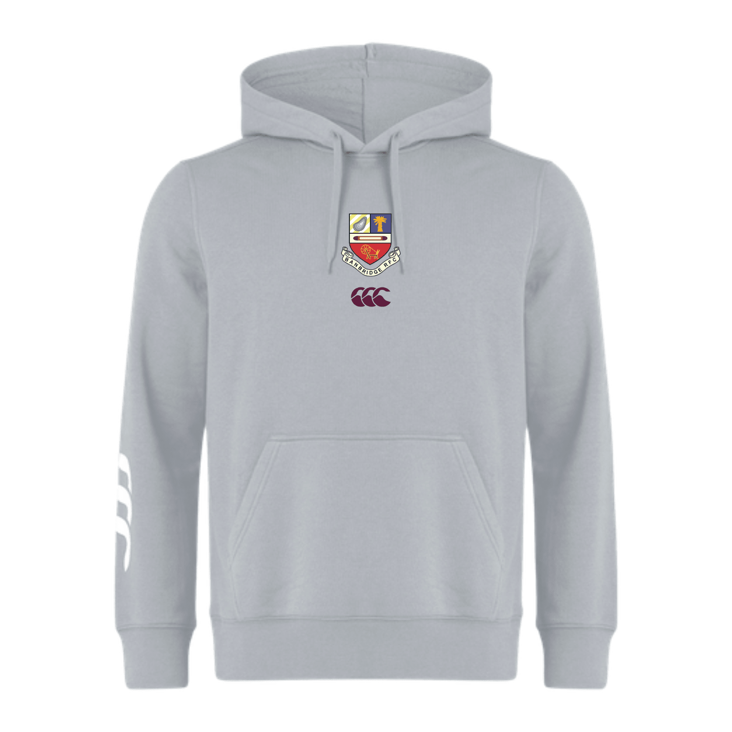 Banbridge Rugby Club - Ladies Club Hoody - Grey -Canterbury- Stash Shop