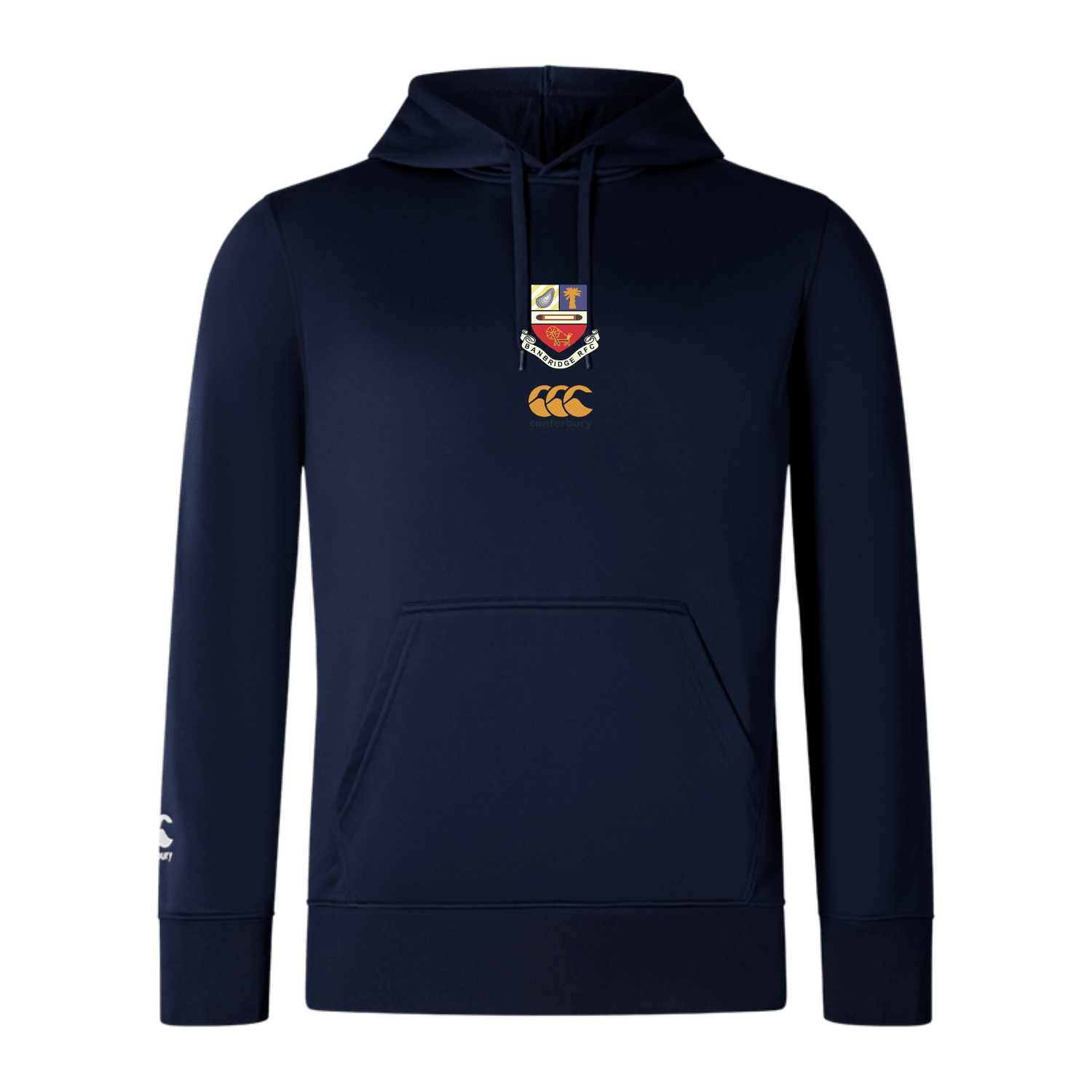 Banbridge Rugby Club - Lightweight Poly Hoody - Navy -Canterbury- Stash Shop