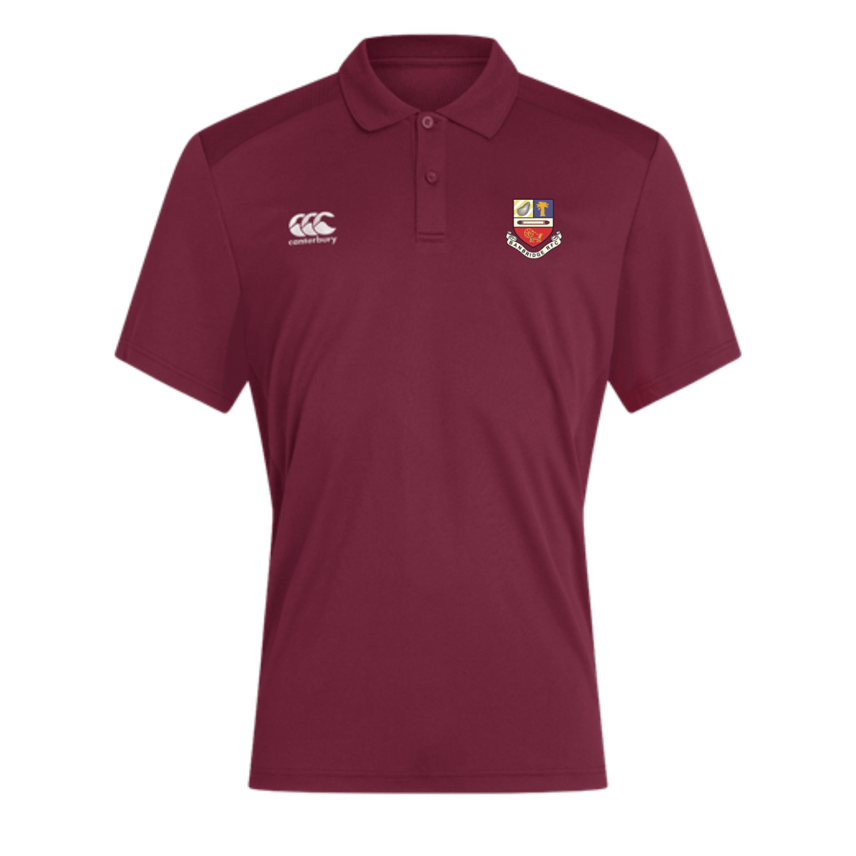 Banbridge Rugby Club - Poly Polo - Maroon -Canterbury- Stash Shop