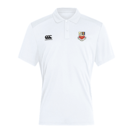 Banbridge Rugby Club - Poly Polo - White -Canterbury- Stash Shop