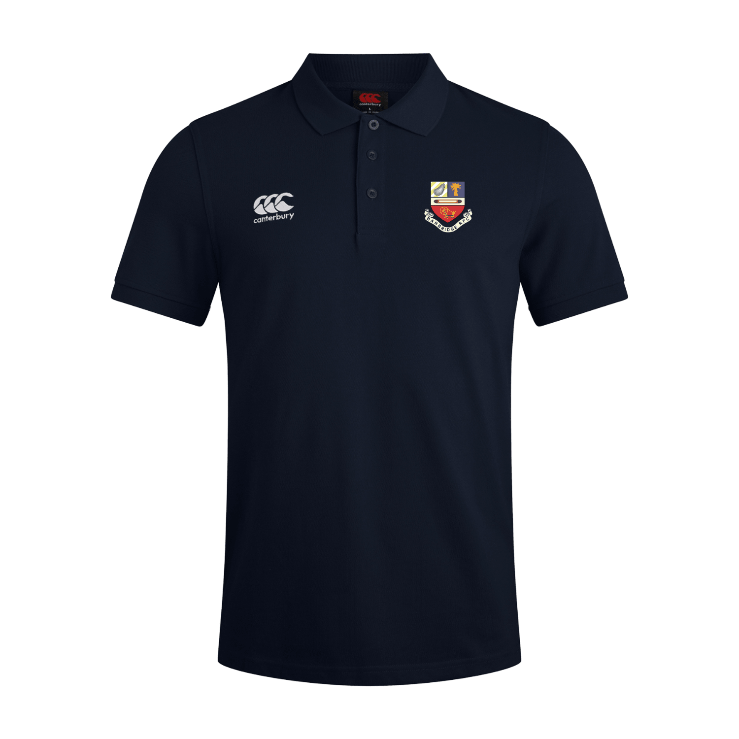 Banbridge Rugby Club - Waimak Poloshirt - Navy -Canterbury- Stash Shop