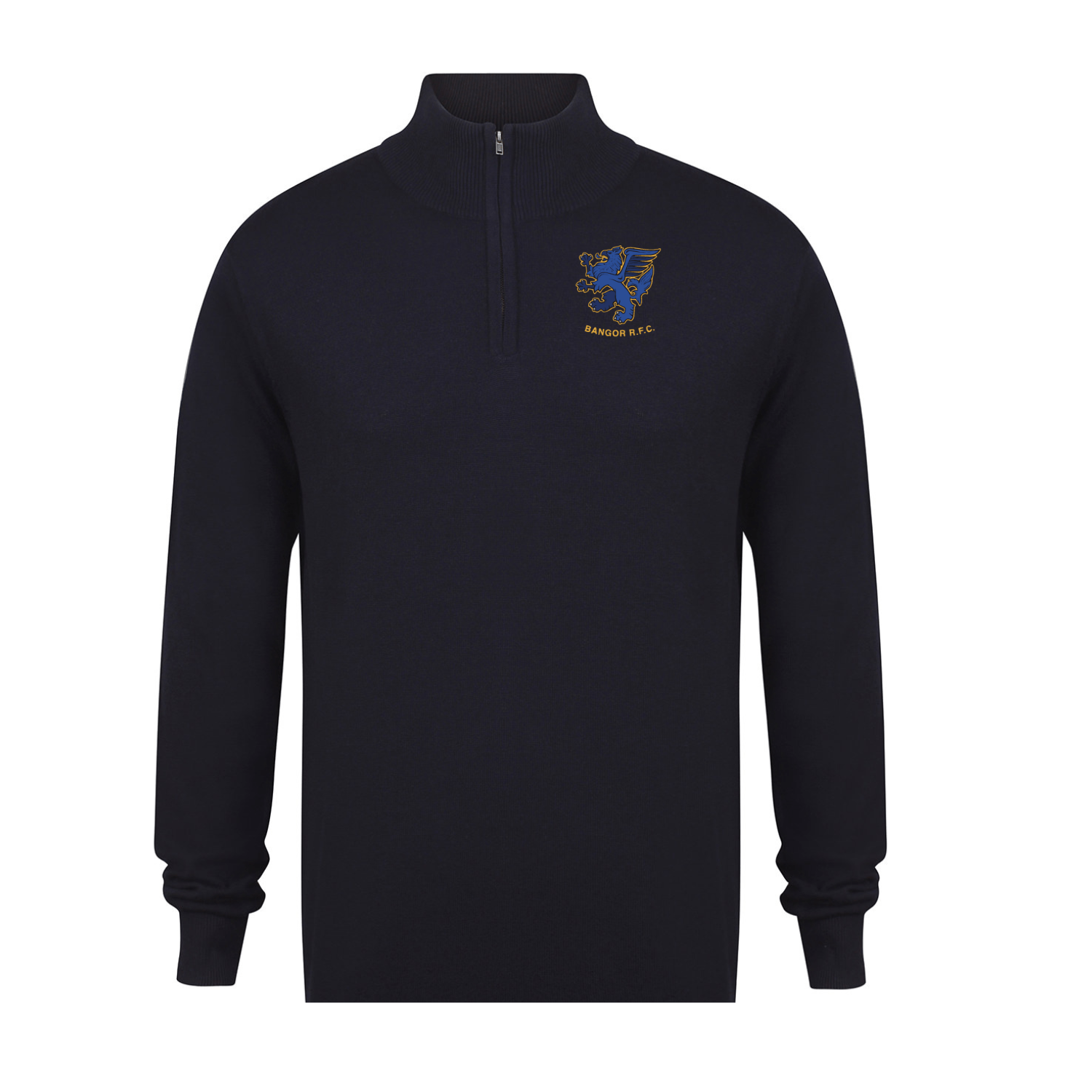 Bangor Rugby Club - 1/4 Zip Cotton Jumper - Stash Inc. - Stash Shop