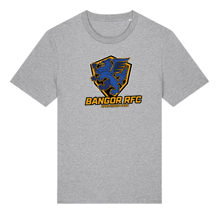 Bangor Rugby Club - Cotton Logo Tee - Grey - Stash Inc. - Stash Shop