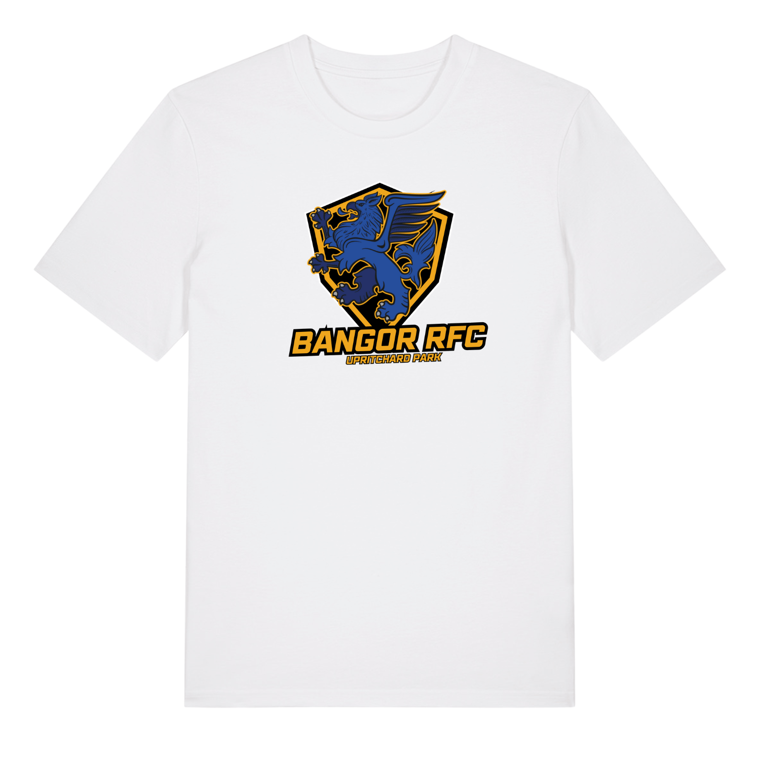 Bangor Rugby Club - Cotton Logo Tee - White - Stash Inc. - Stash Shop