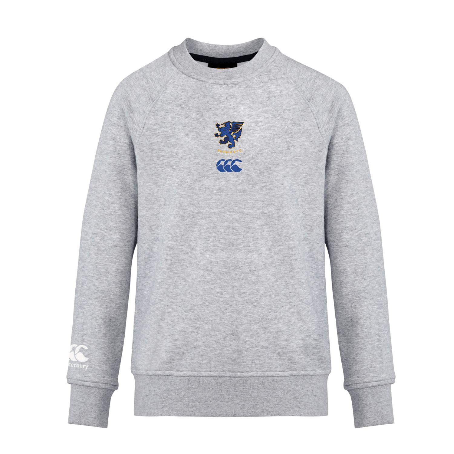 Bangor Rugby Club - Crew Sweatshirt - Grey - Canterbury - Stash Shop
