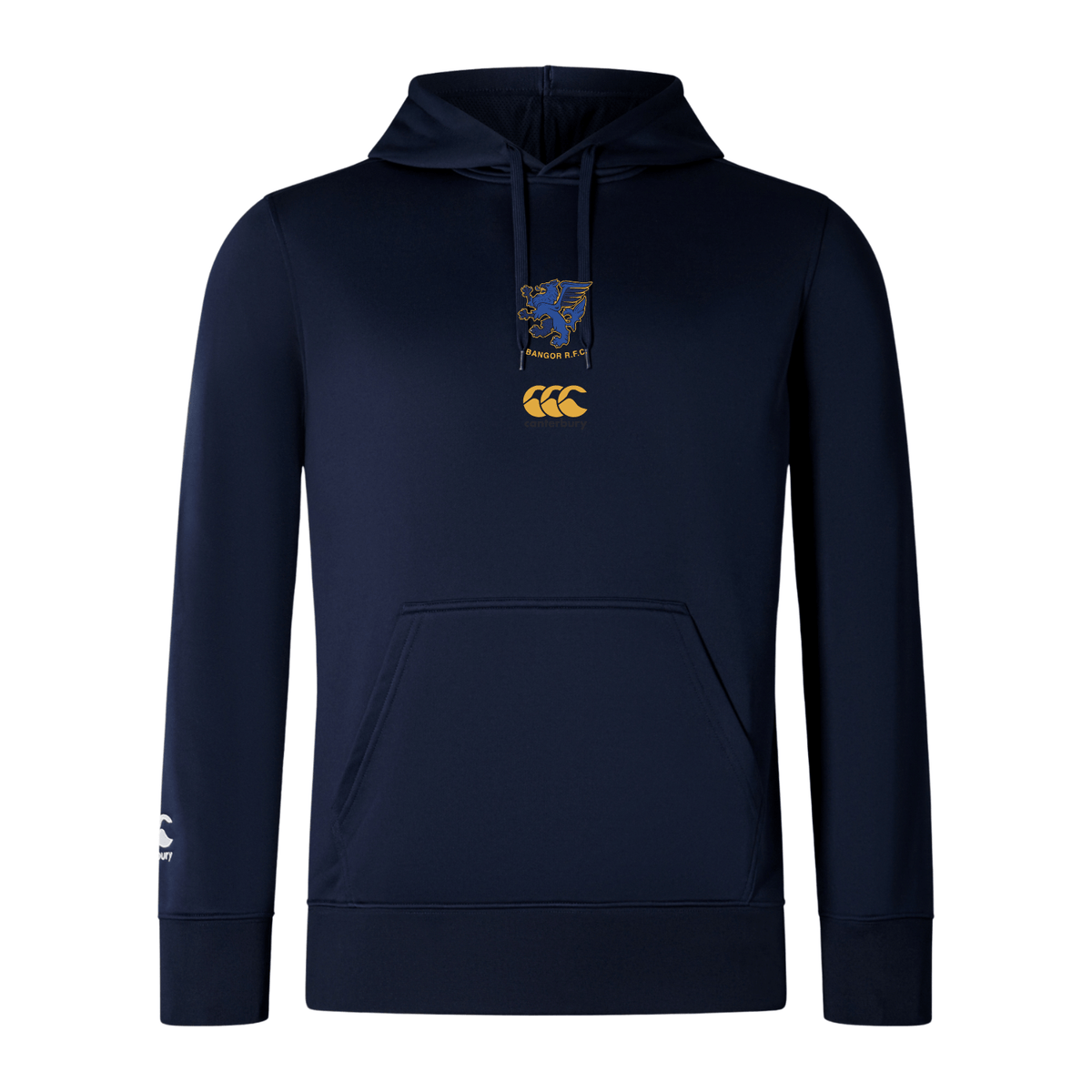 Bangor Rugby Club - Lightweight Poly Hoody - Navy – Stash Shop