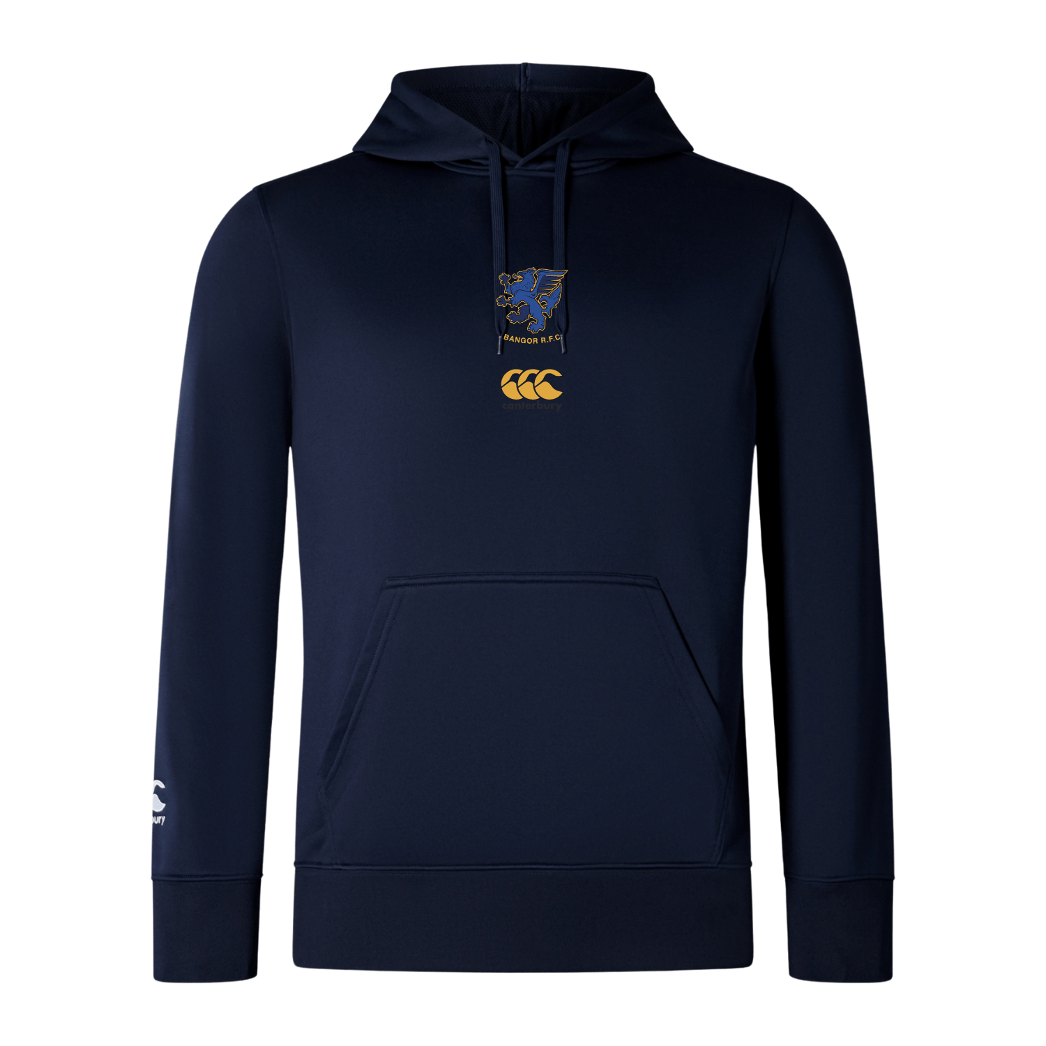 Bangor Rugby Club - Lightweight Poly Hoody - Navy - Canterbury - Stash Shop