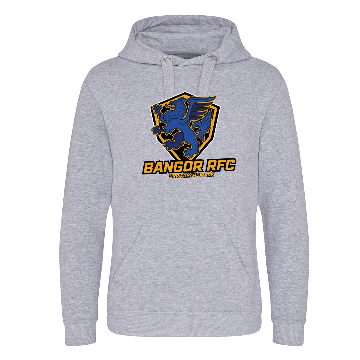 Bangor Rugby Club - Logo Hoody - Grey - Stash Inc. - Stash Shop