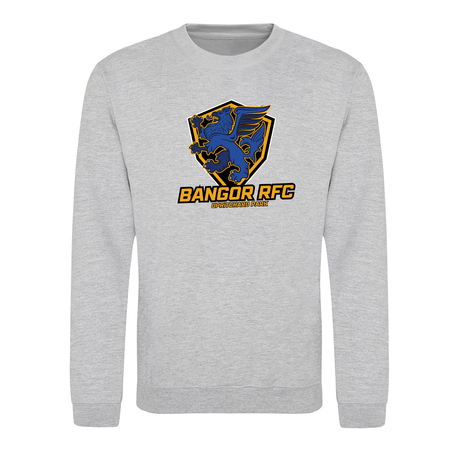 Bangor Rugby Club - Logo Sweatshirt - Grey - Stash Inc. - Stash Shop