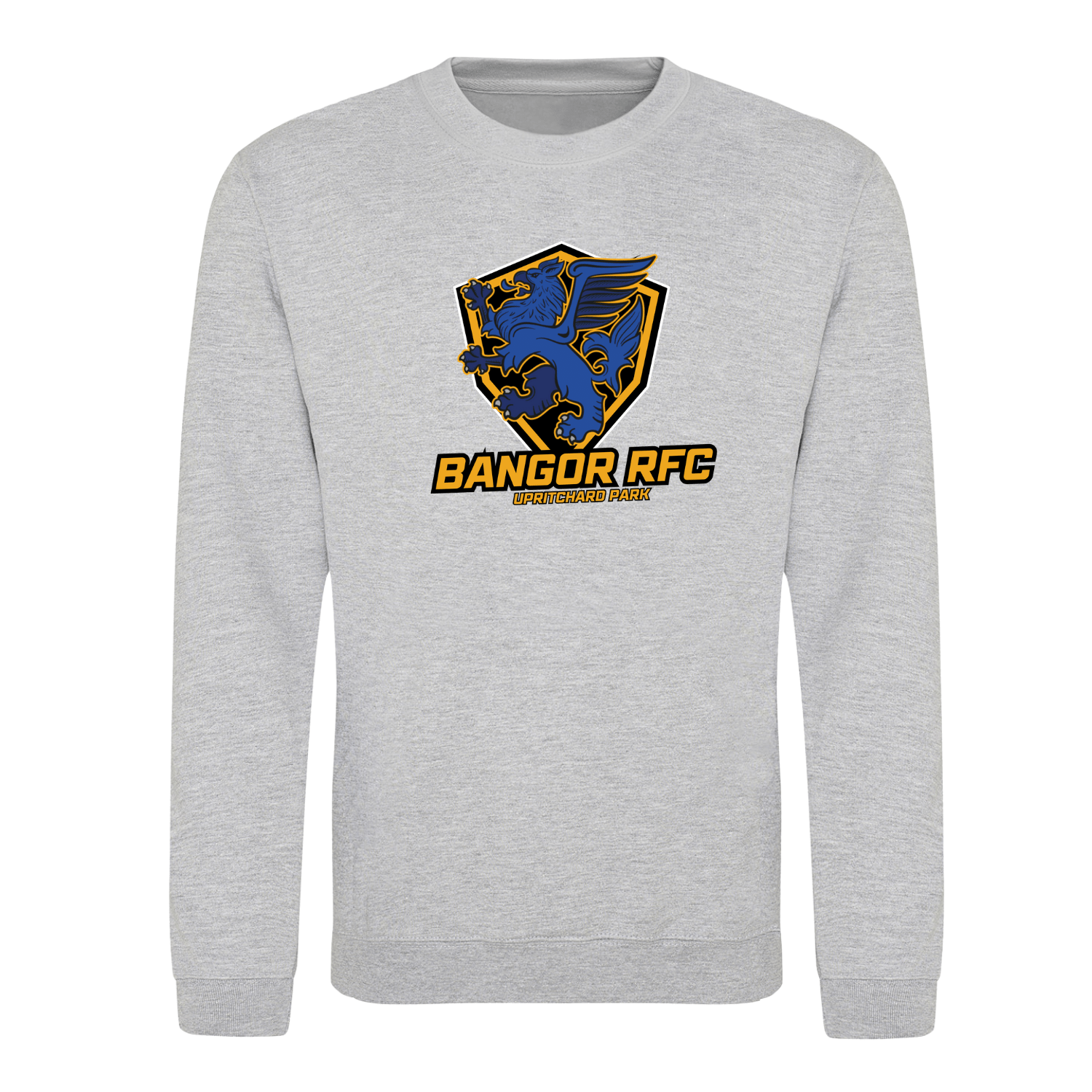 Bangor Rugby Club - Logo Sweatshirt - Grey - Stash Inc. - Stash Shop