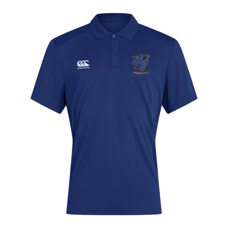 Bangor Rugby Club - Poly Polo - Royal - Canterbury - Stash Shop