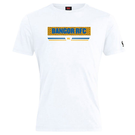 Bangor Rugby Club - Tile Tee - White - Canterbury - Stash Shop