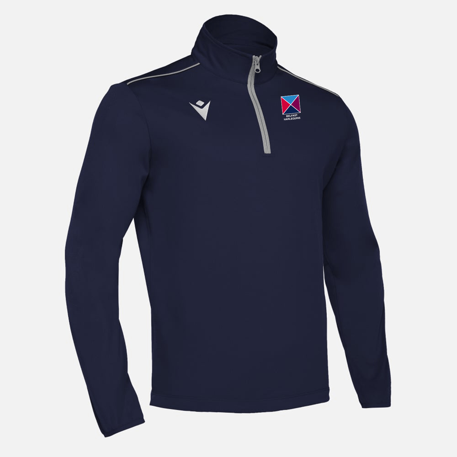 Belfast Harlequins 1/4 Zip - Macron - Stash Shop